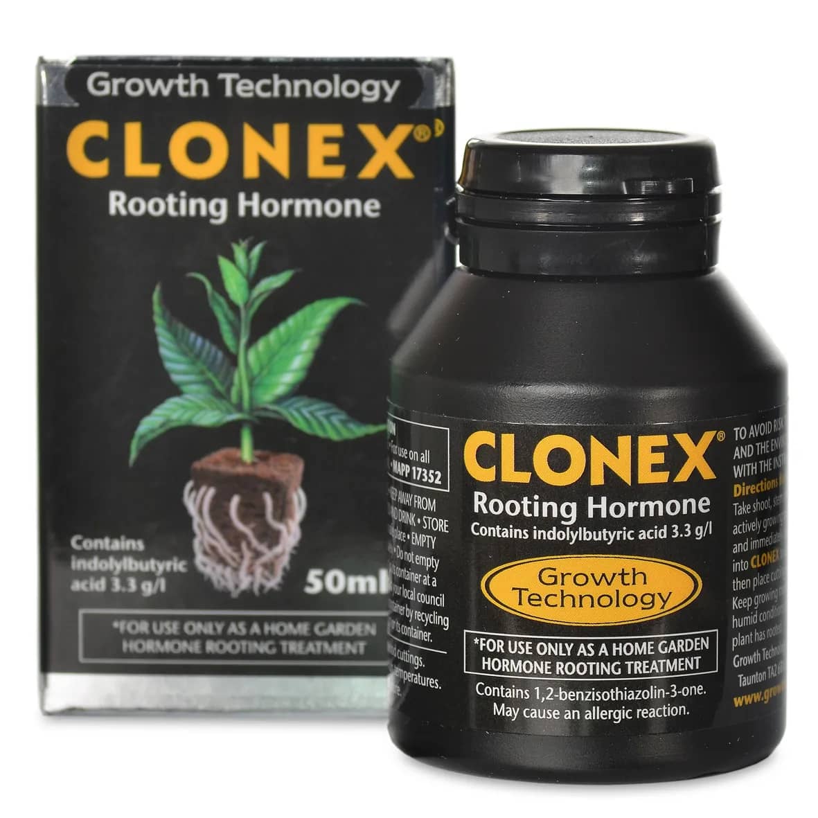 Clonex Gel Effektiv rotutvikling for stiklinger og planteformering 50ml