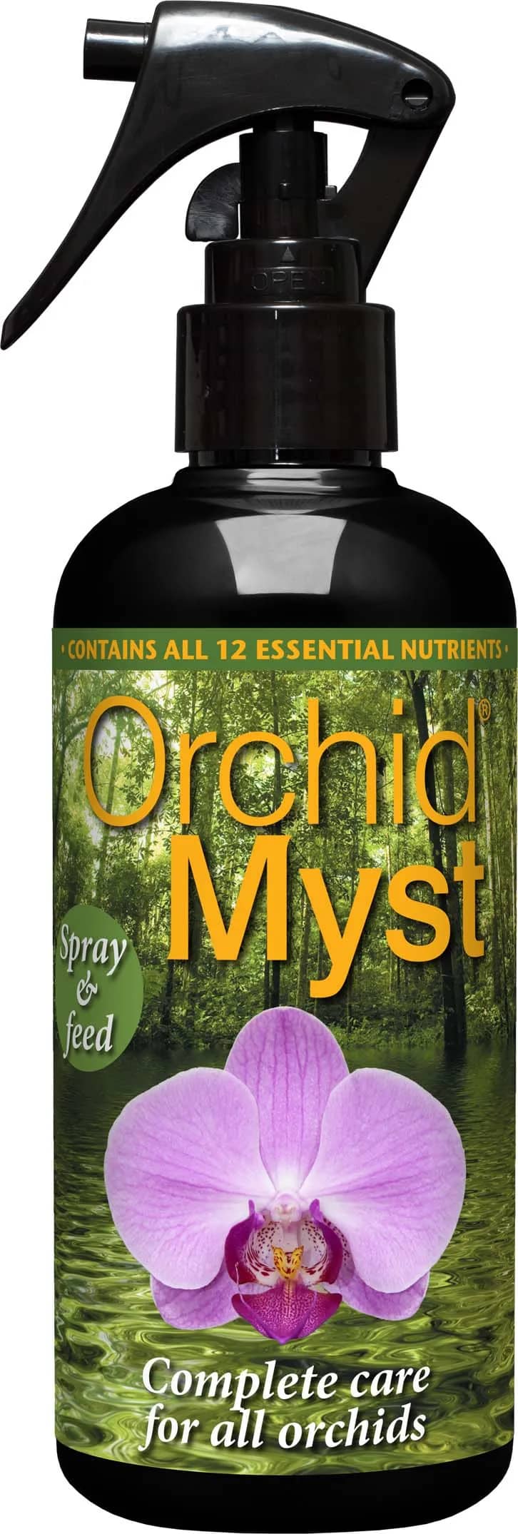 Orchid Myst – Bladnæring for orkidéer med sunn vekst og langvarig blomstring – 300ml