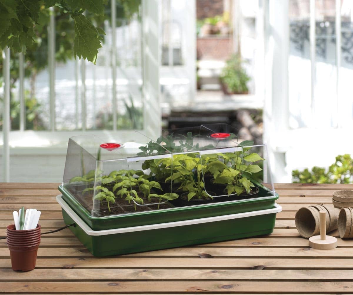 Garland electric propagator with heating and temperature control 59x41x26.5 cm