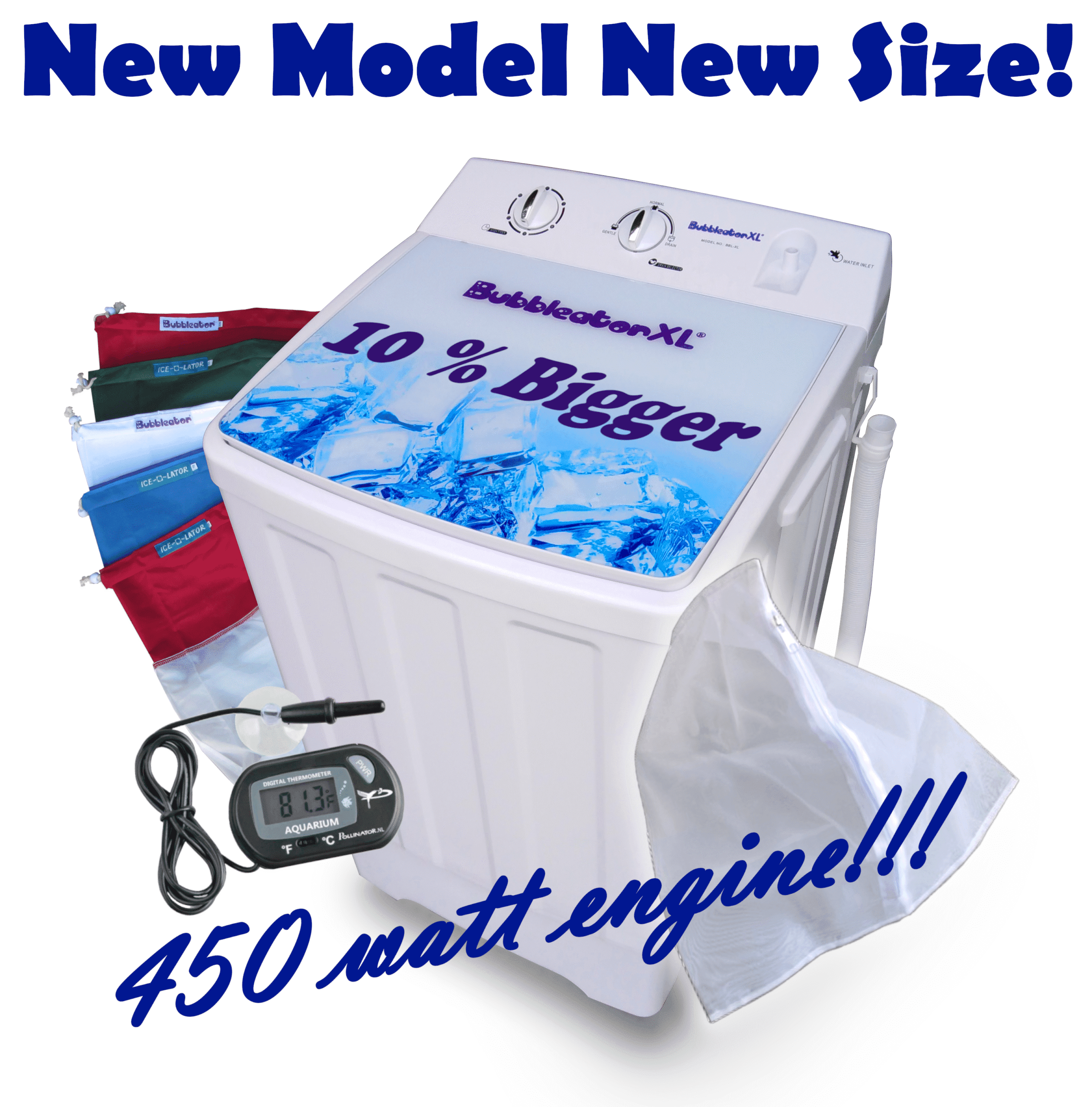 Bubbleator® XL + Medium Ice-O-Lator® 6-Bag Set