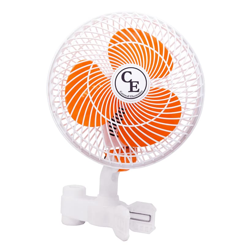 Cornwall Electronics Fan – 20W 2SPEED clip oscillating