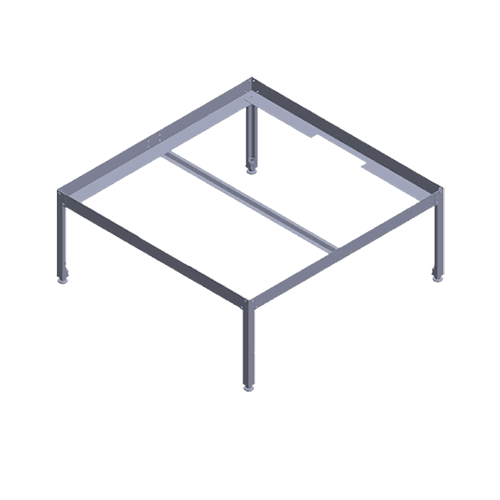 Voksebord i metall – 80 80 cm
