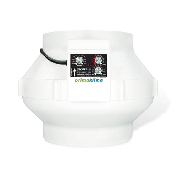Prima Klima EC TC Helical extractor – with thermostat PK250EC-TC