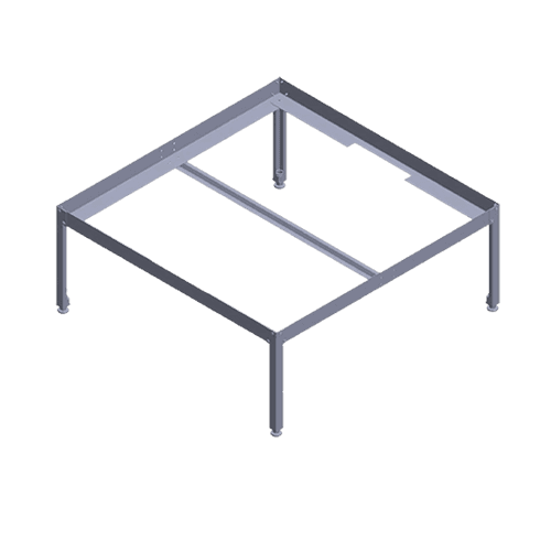 Voksebord i metall – 100 100 10 cm